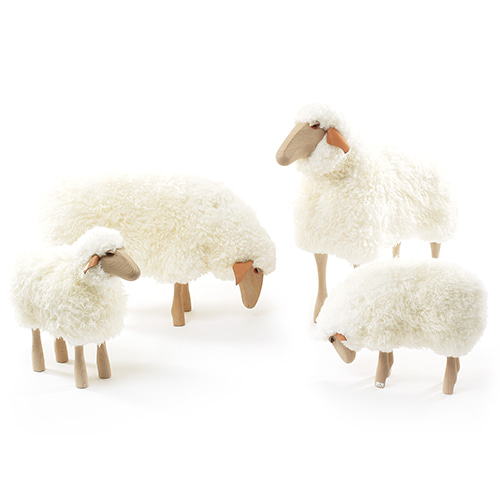 양 오브제아빠양 엄마양 외 SHEEP STOOLFUR COVER - 천연 양털 스킨 